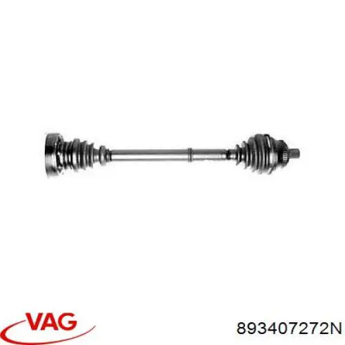895407272FX VAG Semieje delantero derecho