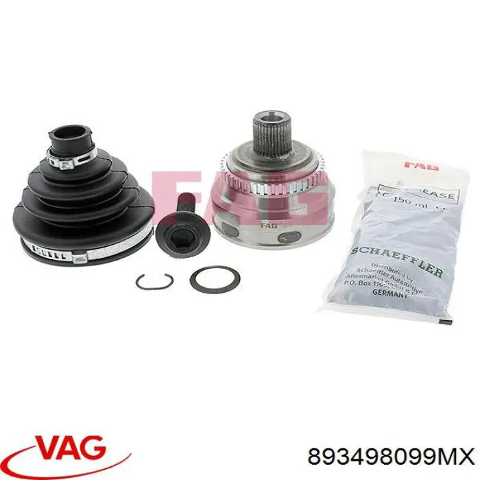 Junta homocinética exterior delantera VAG 893498099MX precio, desde 34,06 EUR