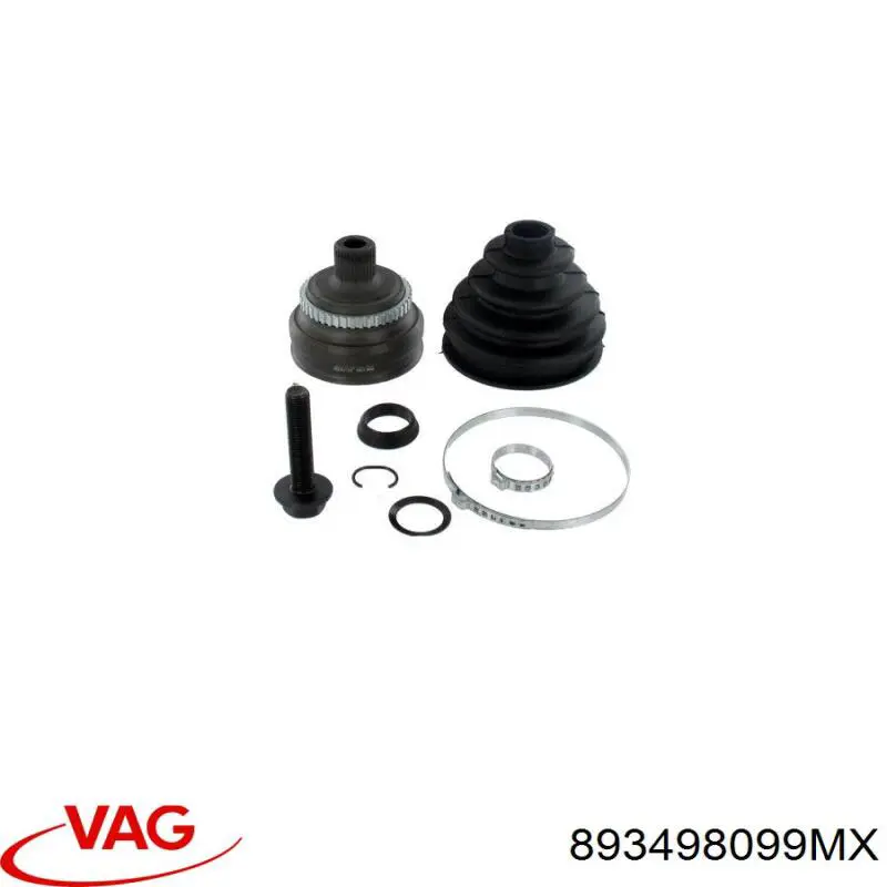 Junta homocinética exterior delantera VAG 893498099MX