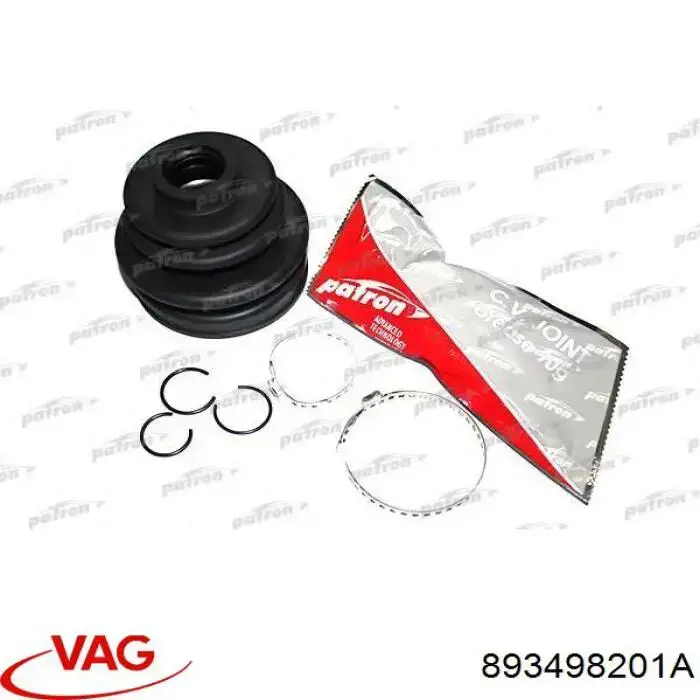 Fuelle de semieje delantero interior 893498201A VAG