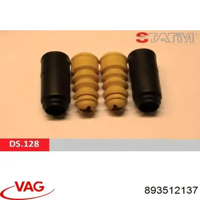 Caperuza protectora/fuelle, amortiguador trasero  VAG 893512137