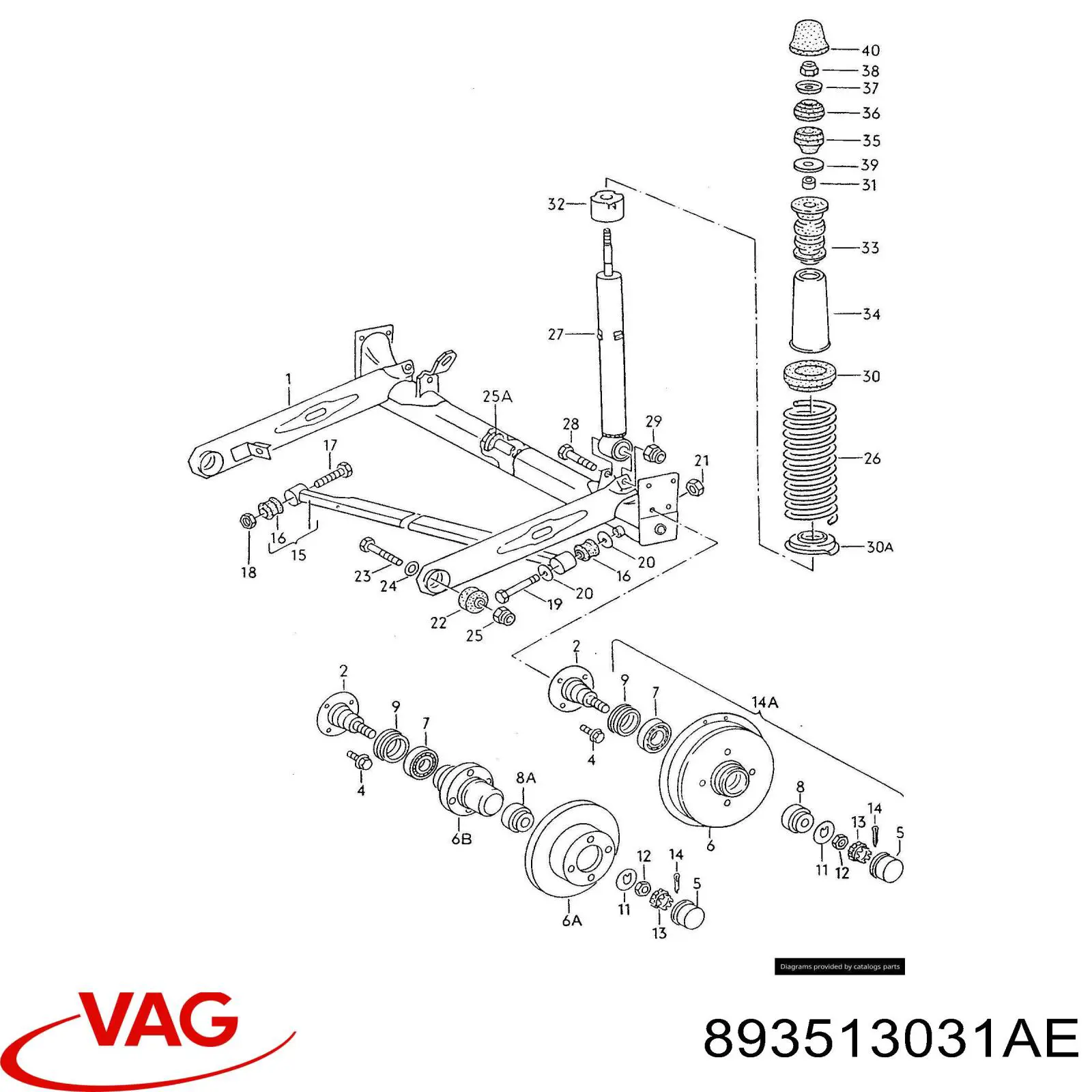 MM-00027 Japan Parts amortiguador trasero