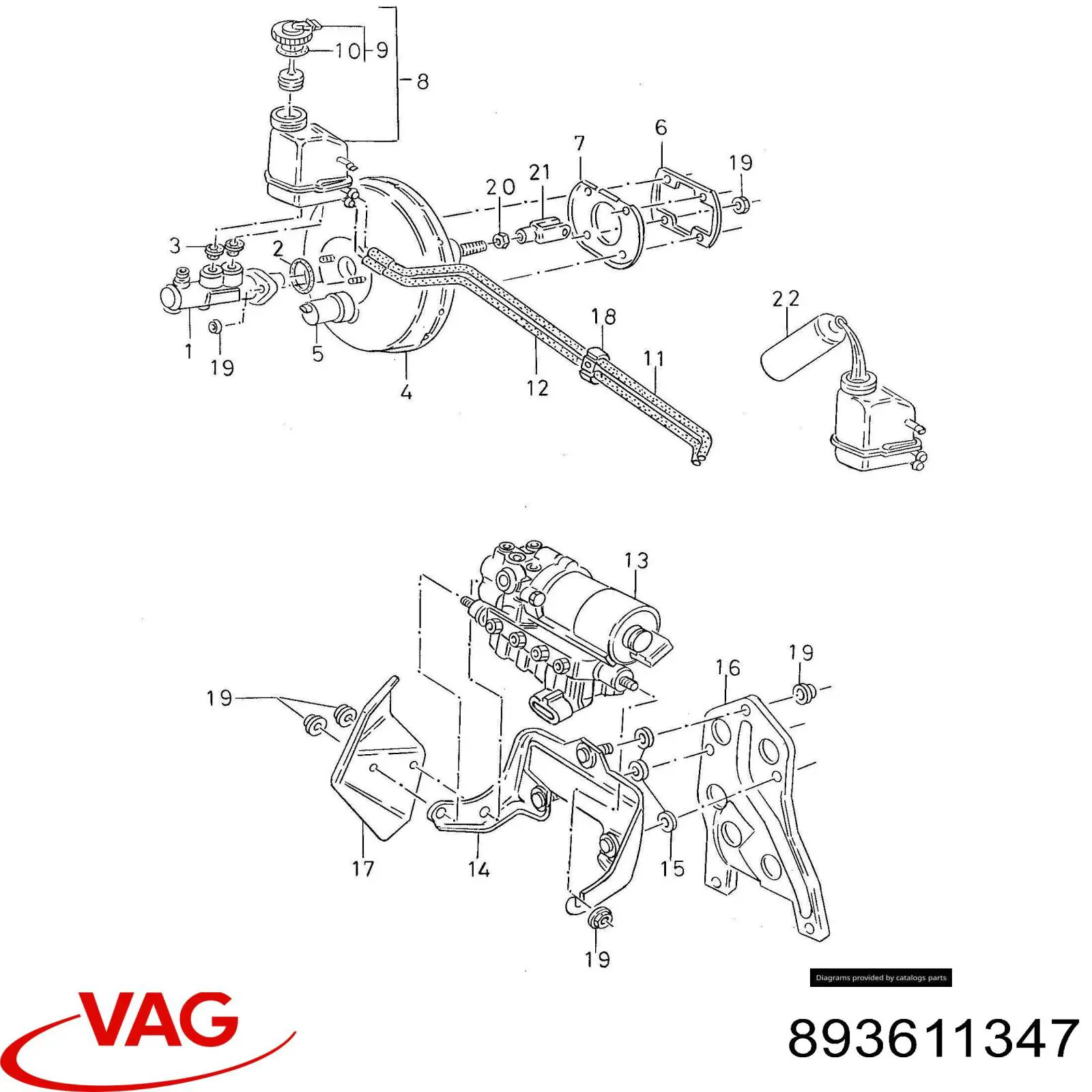  VAG 893611347 precio, desde 13,28 EUR
