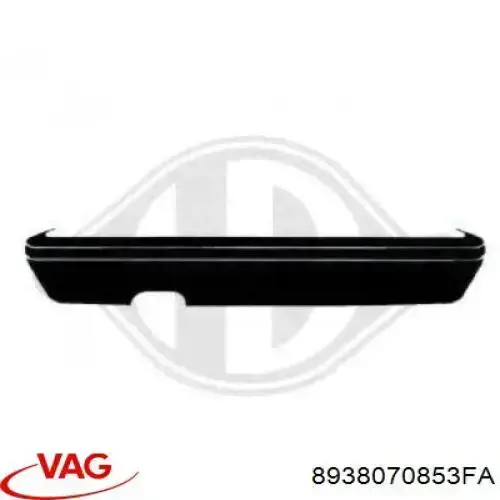 Paragolpes VAG 8938070853FA precio, desde 62,44 EUR