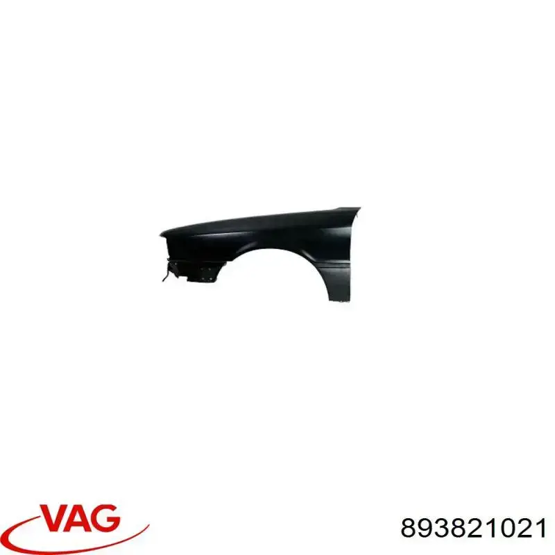 893821021 VAG guardabarros delantero izquierdo