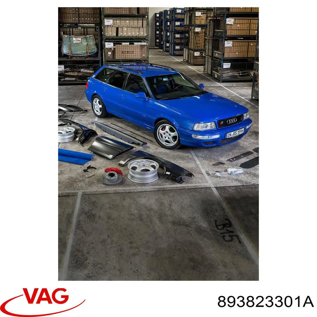893823301A VAG Bisagra de capot izquierda