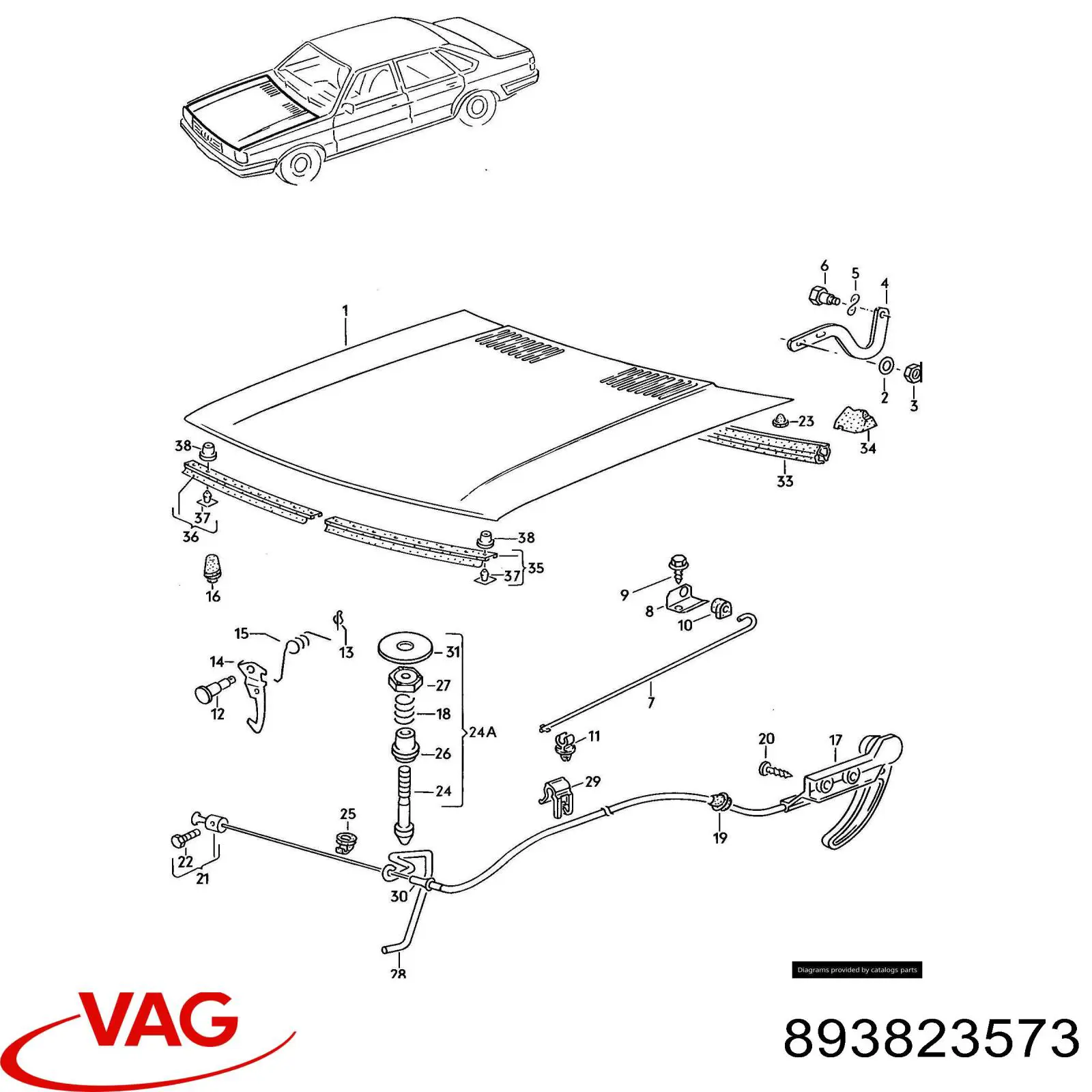  VAG 893823573 precio, desde  EUR