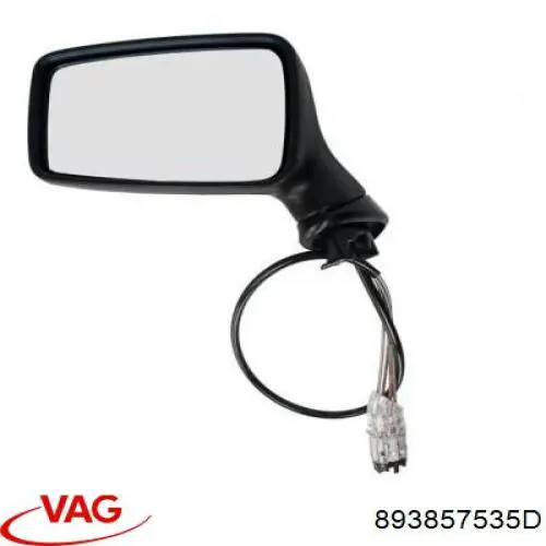 Cristal de espejo retrovisor exterior izquierdo VAG 893857535D precio, desde 11,19 EUR