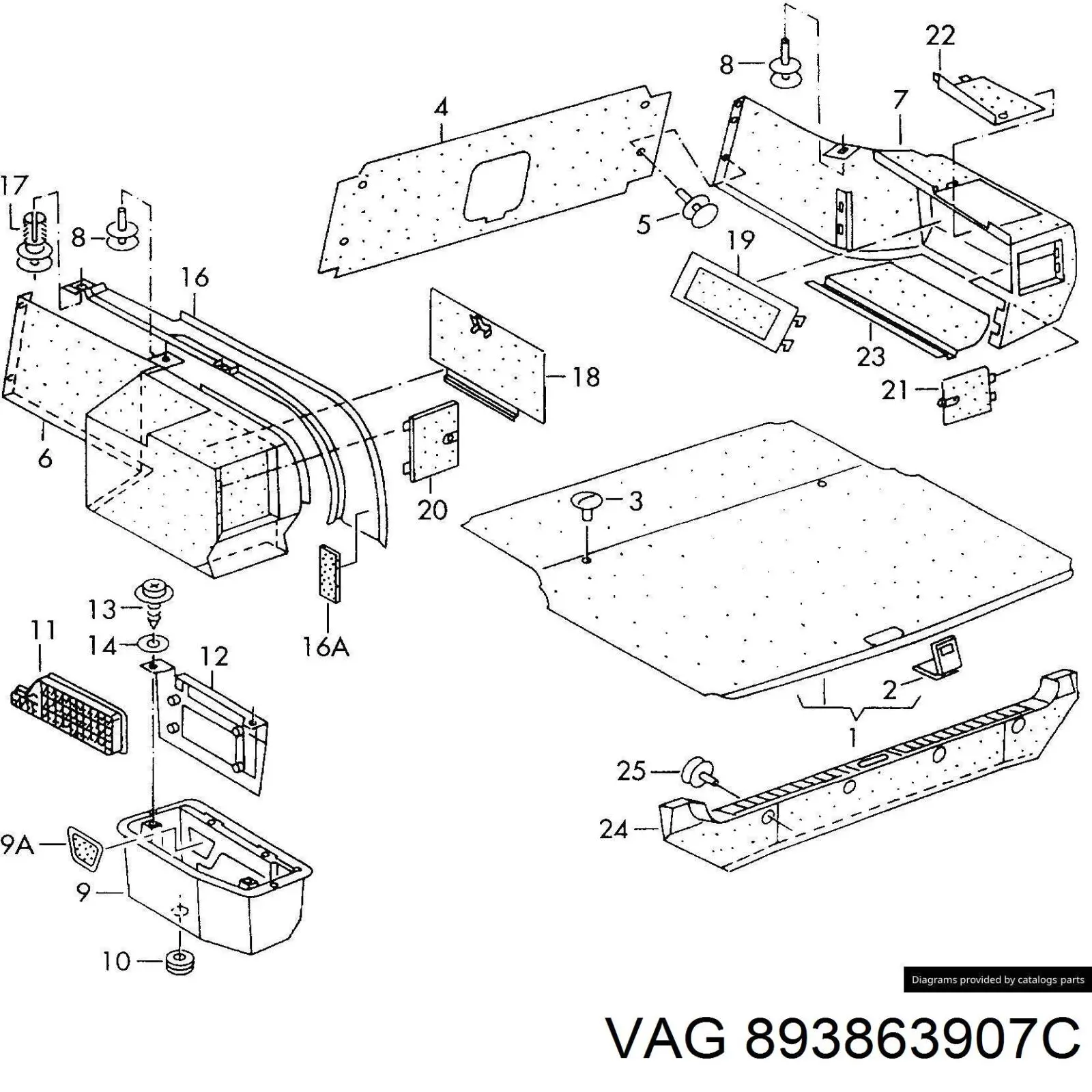  VAG 893863907C precio, desde  EUR