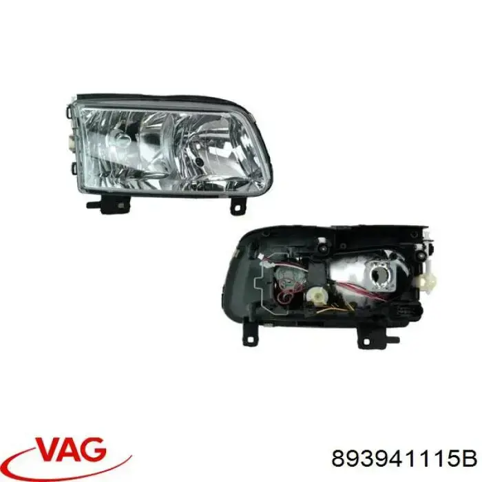 Cristal de faro izquierdo VAG 893941115B precio, desde 19,93 EUR