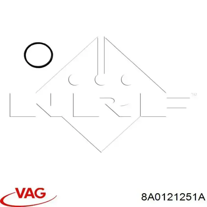 Radiador de água VAG 8A0121251A