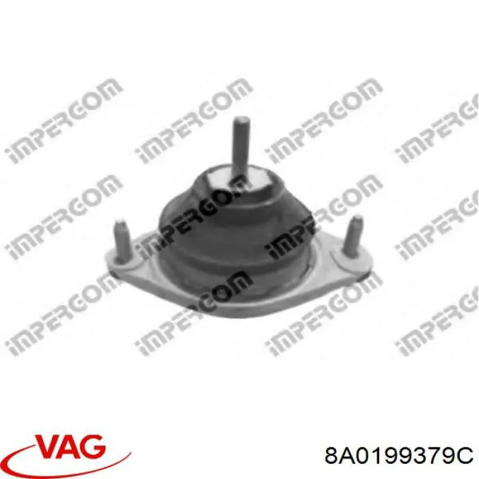 8A0199379C VAG soporte motor izquierdo