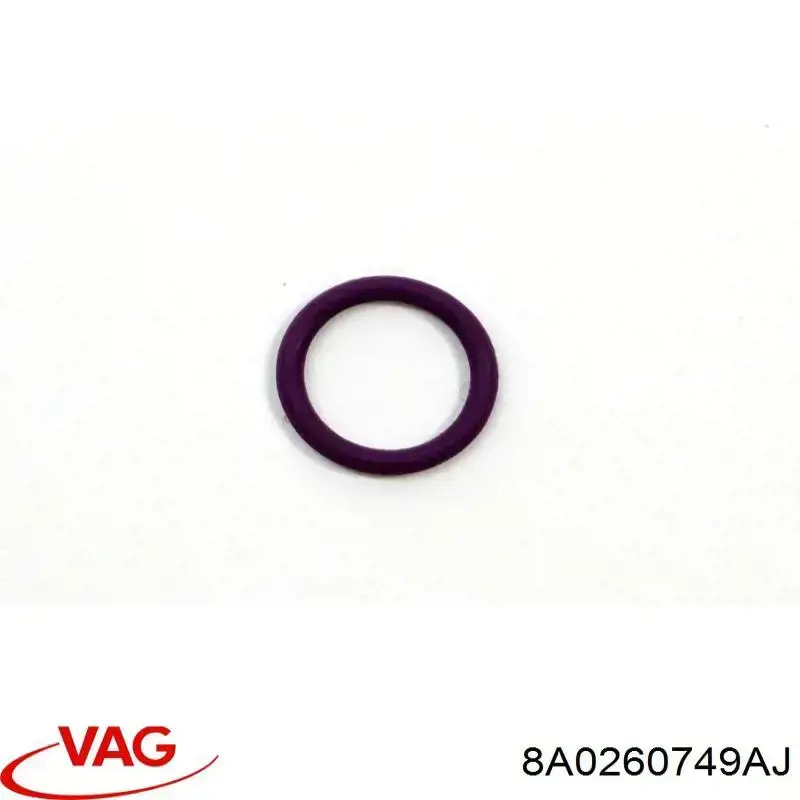 Anillo de sellado de tubería de aire acondicionado VAG 6U0819380