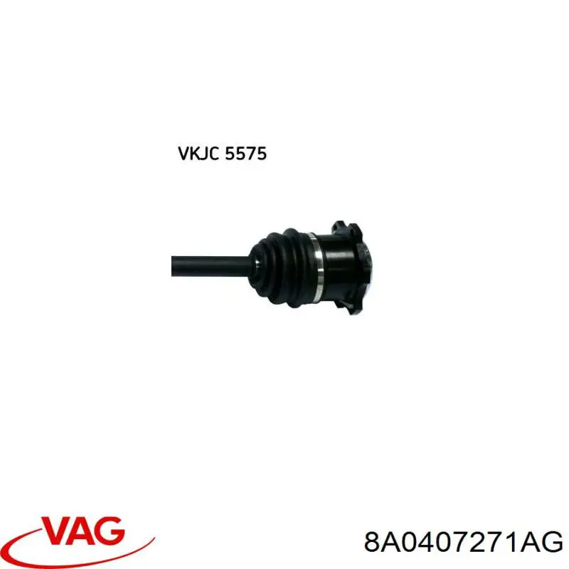 8A0407271AG VAG Semieje delantero izquierdo