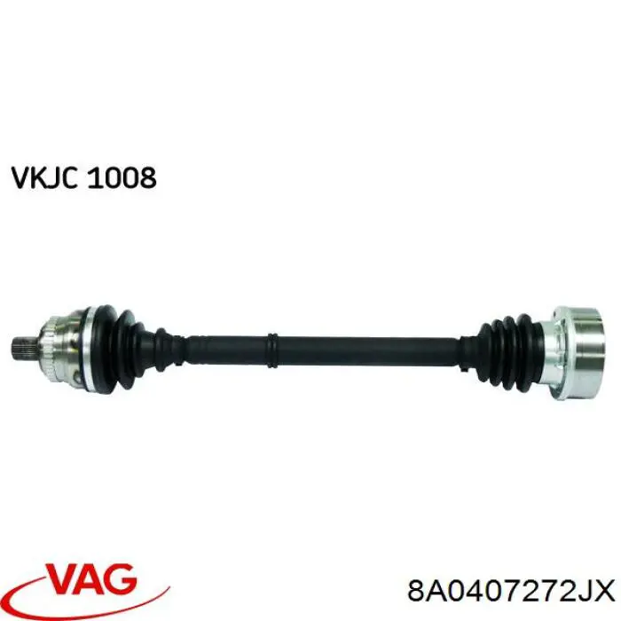 Semieje delantero derecho VAG 8A0407272JX precio, desde 224,22 EUR