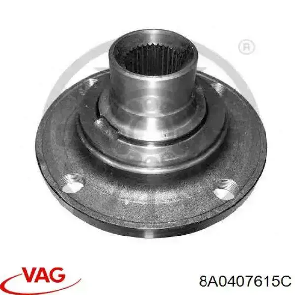 8A0407615C VAG cubo de rueda delantero