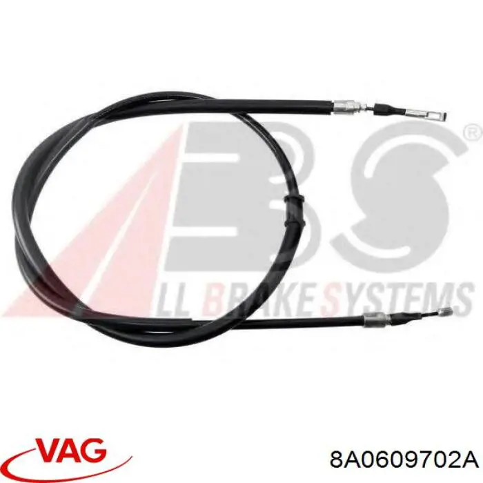 Comprar 8A0609702A VAG Cable de freno de mano trasero derecho