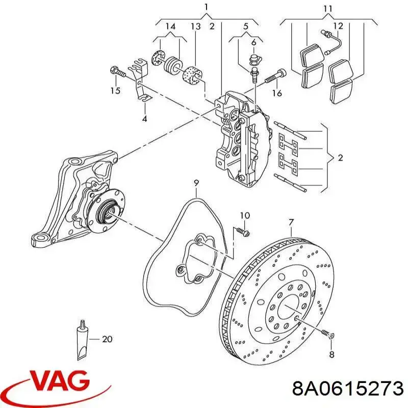 8A0615273 Lamborghini