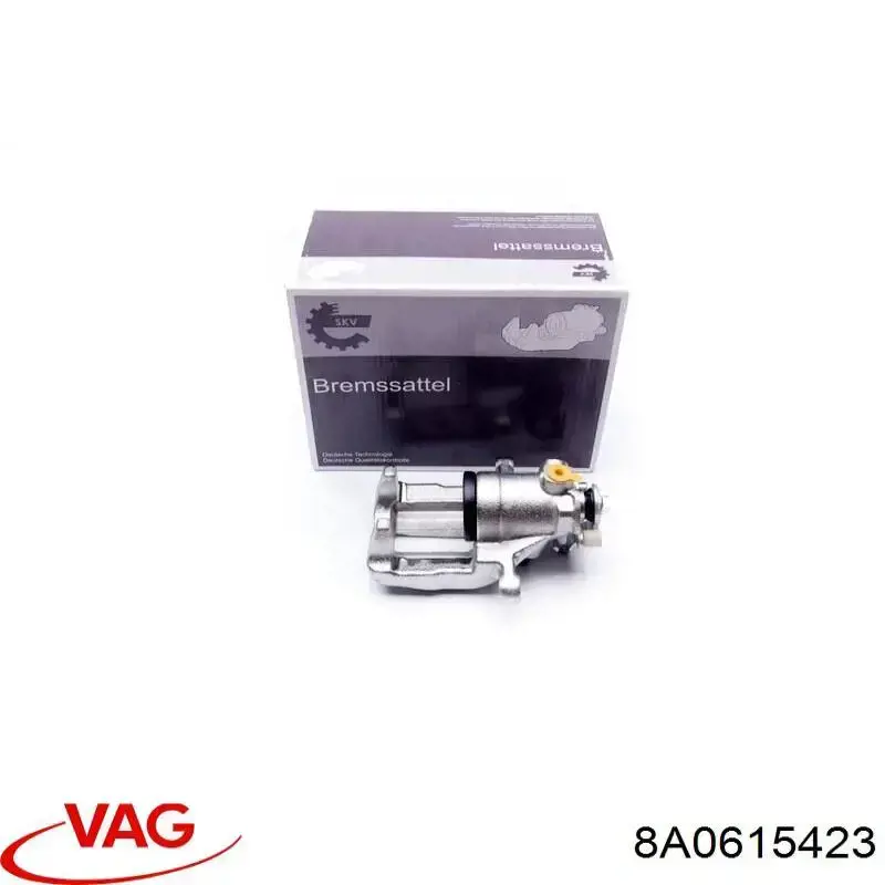 8A0615423 VAG Pinza de freno trasera izquierda