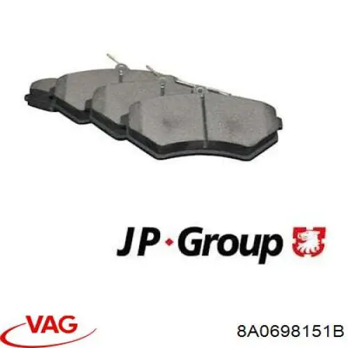 Pastillas de freno delanteras Seat Toledo 1 1L