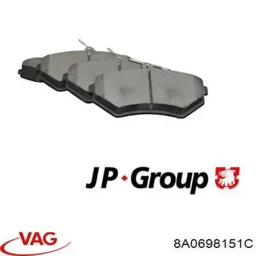 Pastillas de freno delanteras Seat Toledo 1 1L