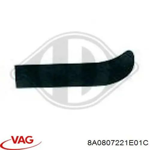 Moldura izquierda del parachoques delantero VAG 8A0807221E01C precio, desde 18,03 EUR