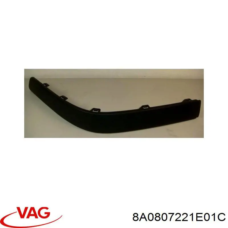 Comprar 8A0807221E01C VAG Protector para parachoques delantero izquierdo