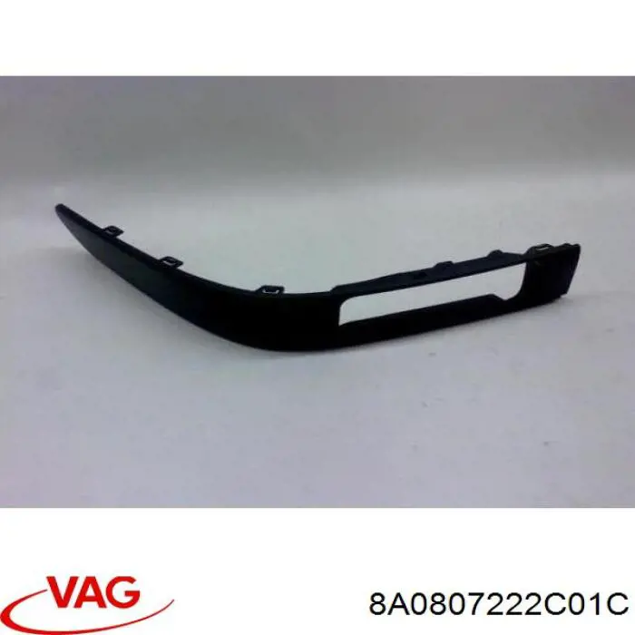 Comprar 8A0807222C01C VAG Moldura derecha del parachoques delantero