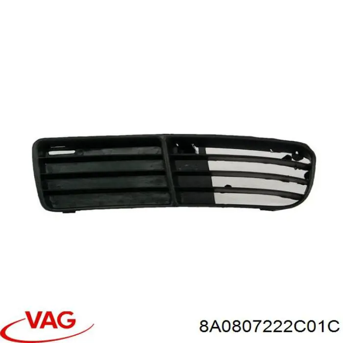 Moldura derecha del parachoques delantero VAG 8A0807222C01C precio, desde 18,15 EUR