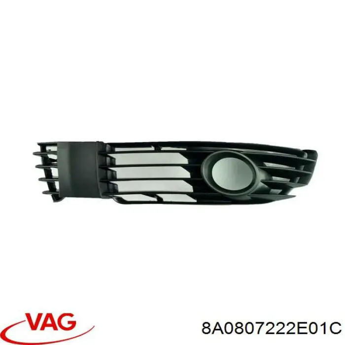 Comprar 8A0807222E01C VAG Moldura derecha del parachoques delantero