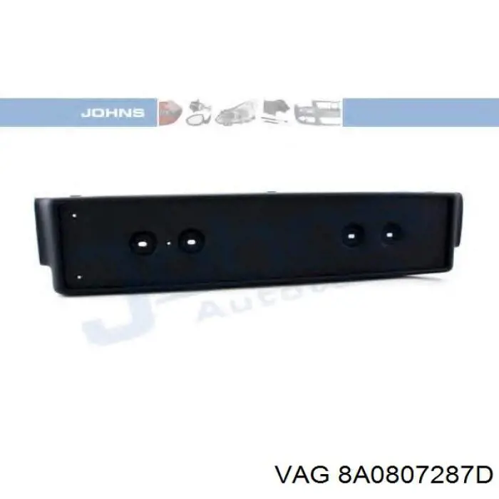 Comprar 8A0807287D VAG Soporte de matrícula delantera