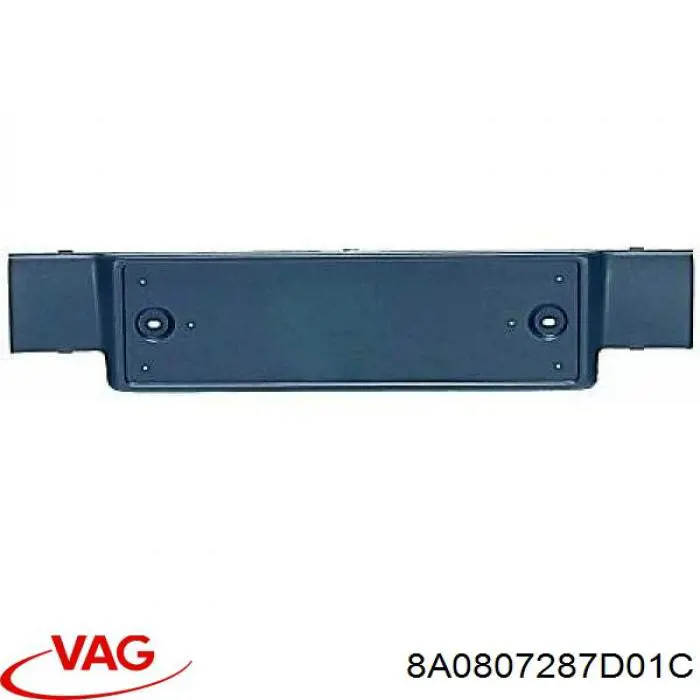 Soporte de matrícula delantera VAG 8A0807287D01C precio, desde 14,17 EUR