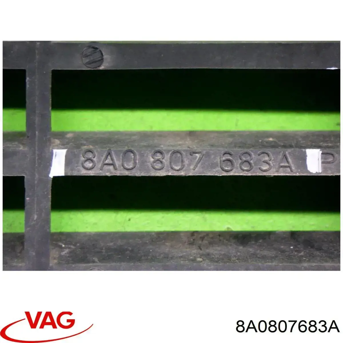 Comprar 8A0807683A VAG Rejilla central del parachoques delantero