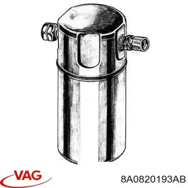 8A0820193AB VAG Filtro deshidratante aire acondicionado