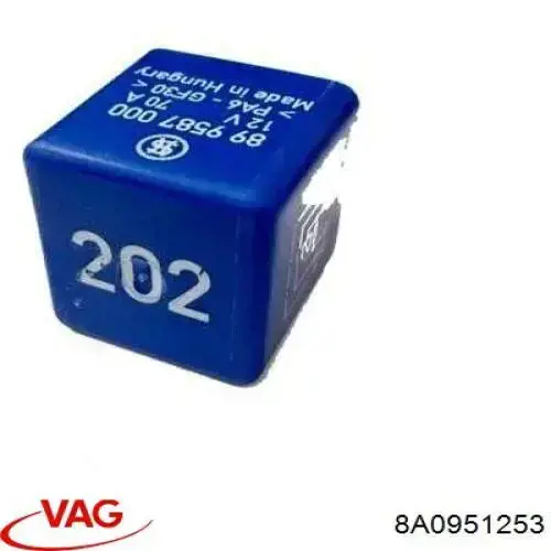 Relé de precalentamiento 899587 Meyle
