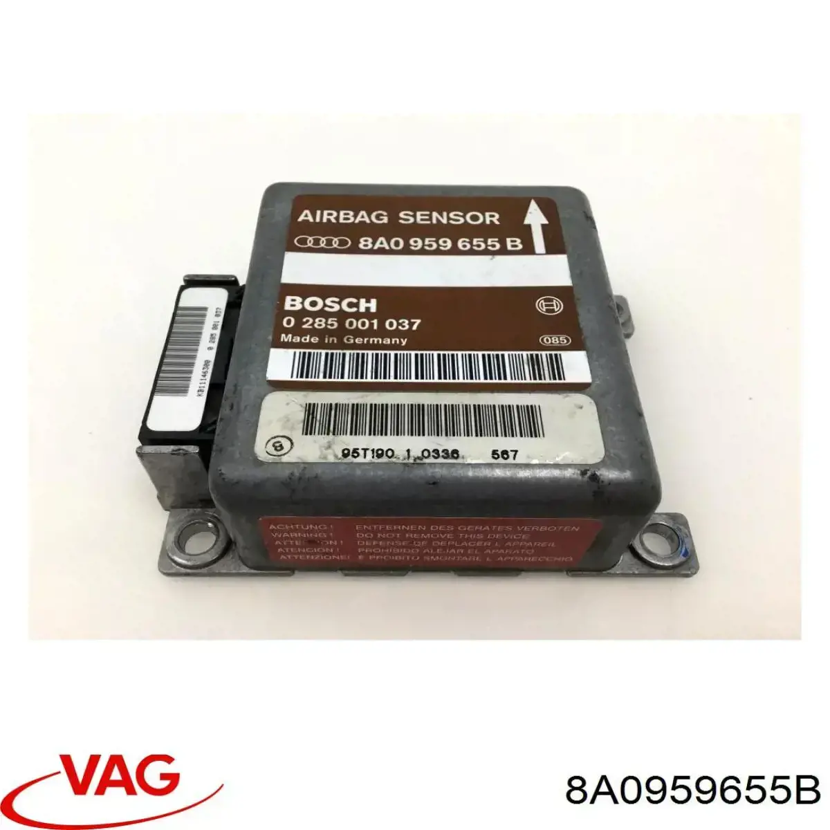 8A0959655B VAG procesador del modulo de control de airbag