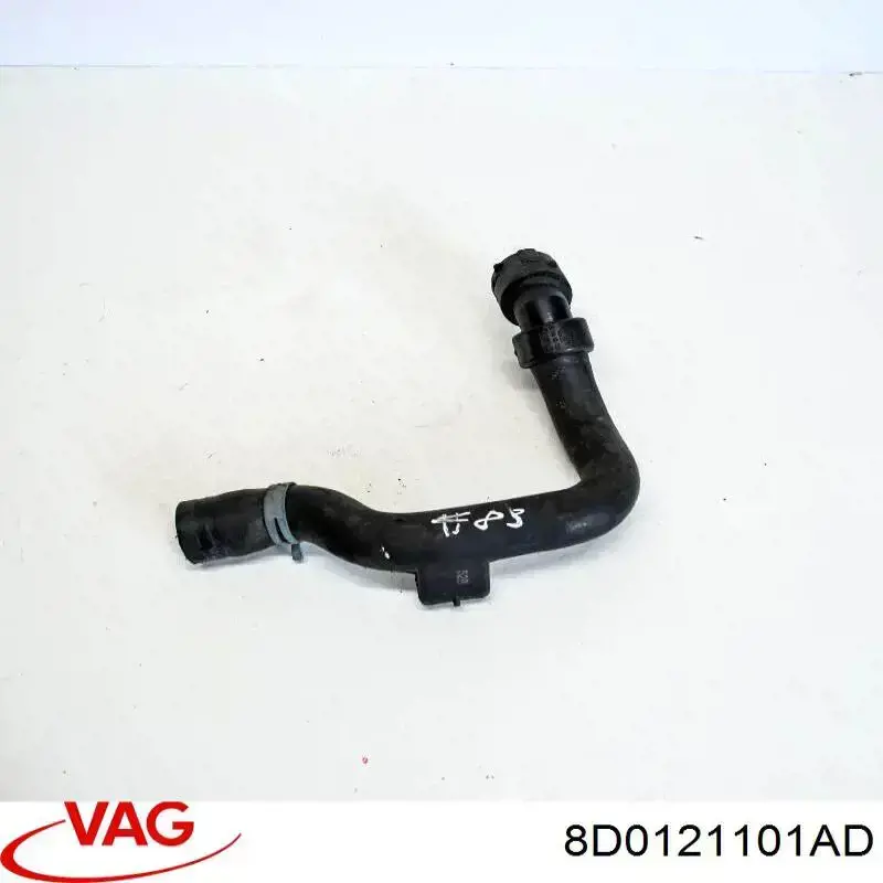 Manguera superior del radiador 8D0121101AD VAG