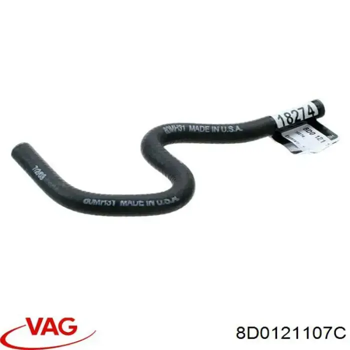 Comprar 8D0121107C VAG Manguera superior del depósito de expansión