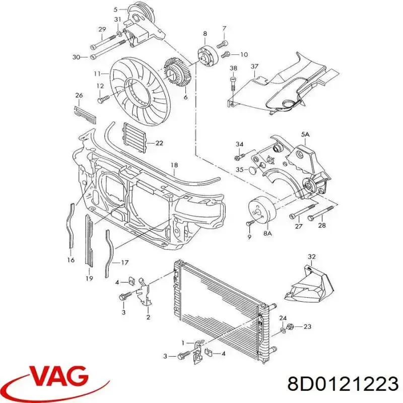  VAG 8D0121223 precio, desde 56,13 EUR