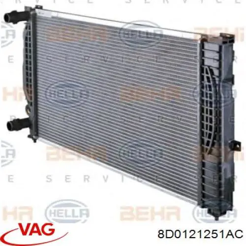 Comprar 8D0121251AC VAG Radiador de auto