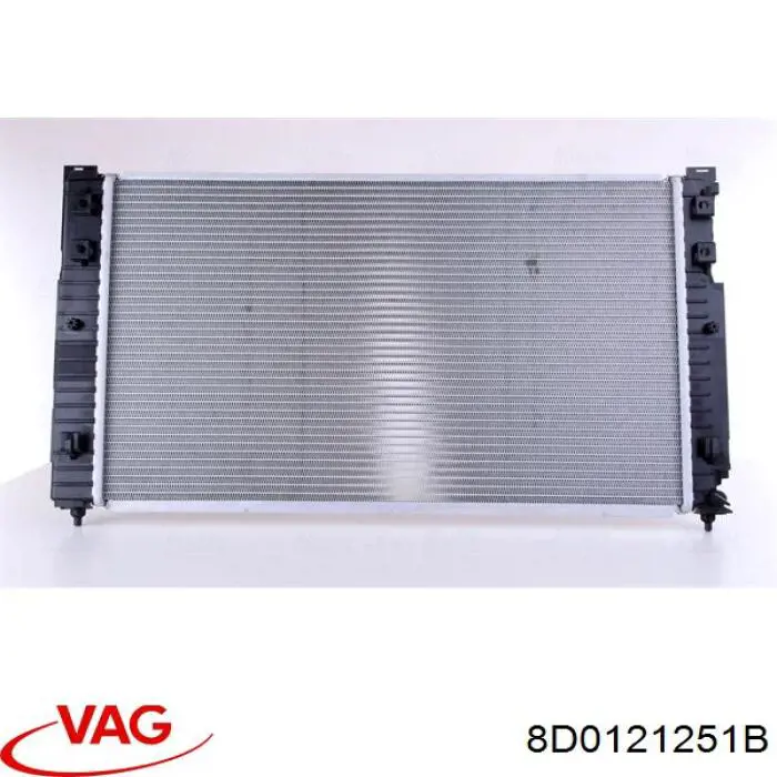 8D0121251B VAG radiador refrigeración del motor