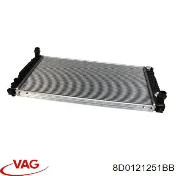 8D0121251BB VAG radiador