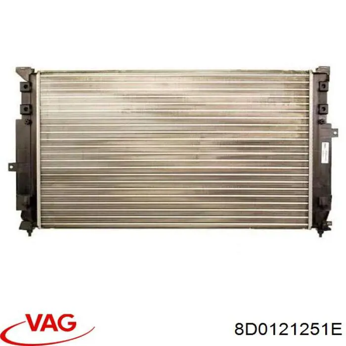 8D0121251E VAG radiador