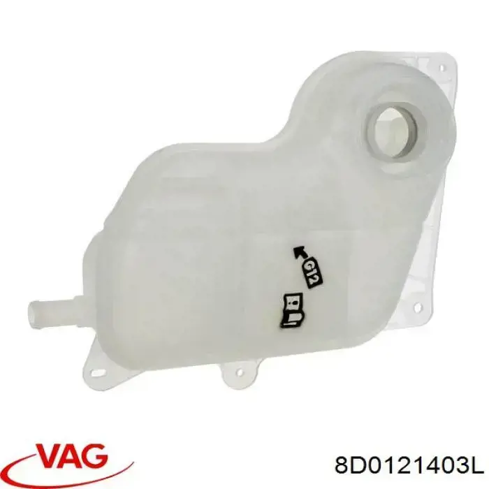 Vaso de expansión 8D0121403L VAG