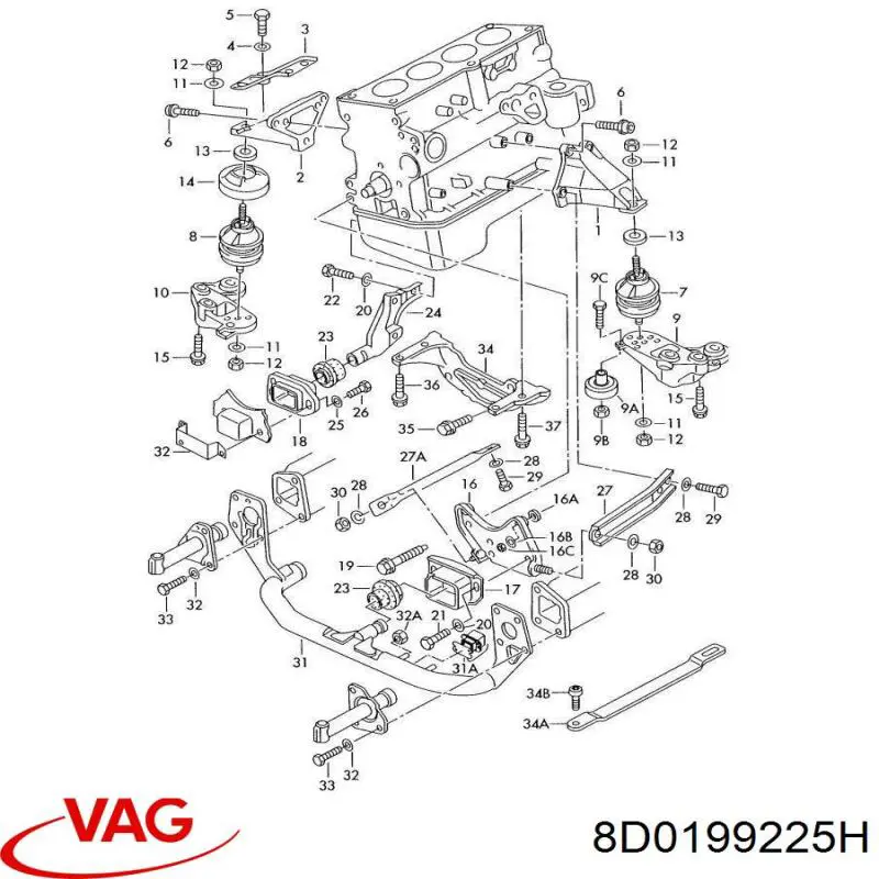 Comprar 8D0199225H VAG 