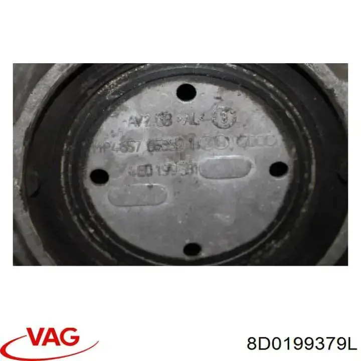 8D0199379L VAG Soporte elástico, suspensión del motor, Izquierda / Derecha