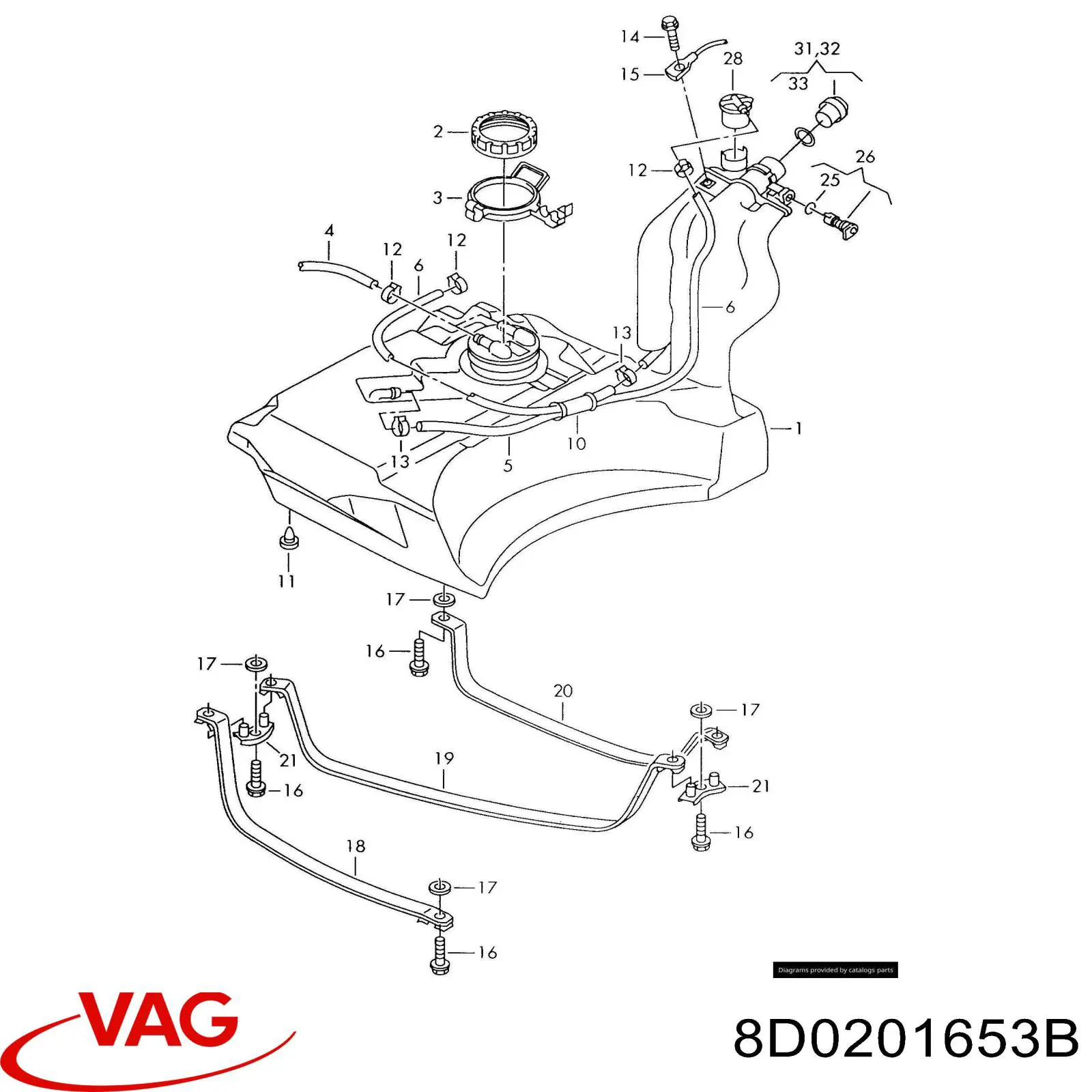 Comprar 8D0201653B VAG 