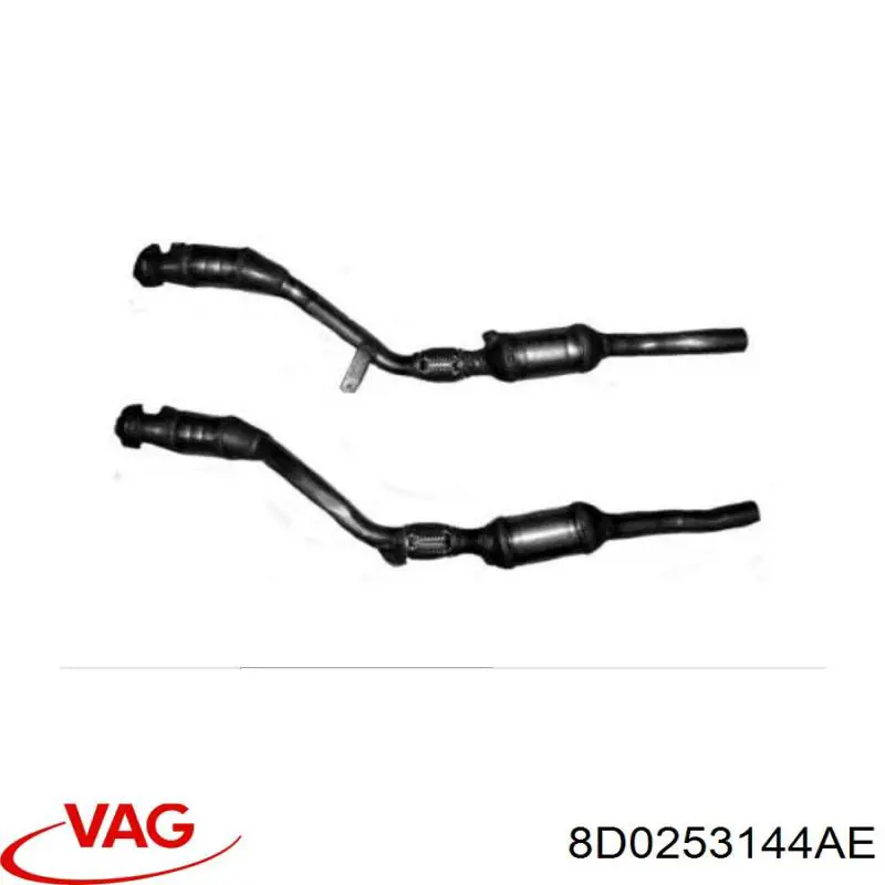 8D0253144AE VAG Soporte de escape