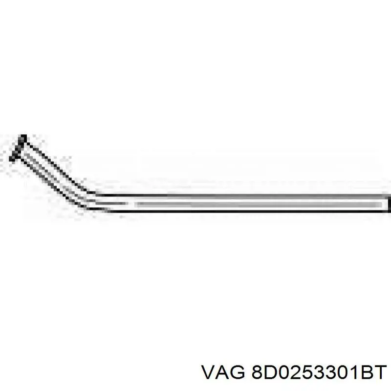 Silenciador, sección delantera VAG 8D0253301BT precio, desde 102,18 EUR