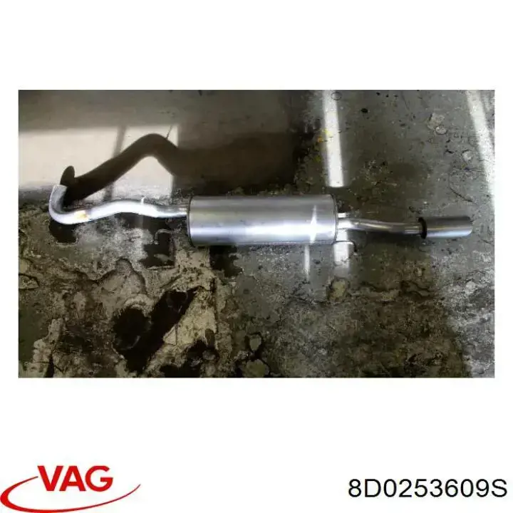 Comprar 8D0253609S VAG Silenciador trasero